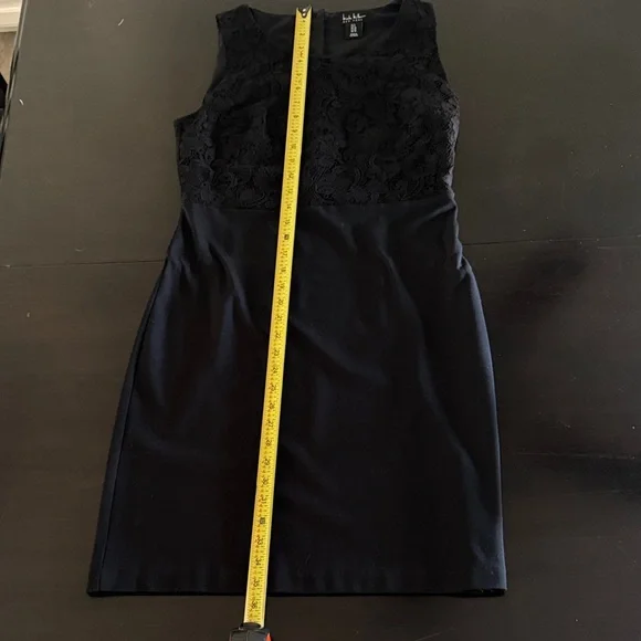 Nicole Miller Black Lace Midi Dress - Picture 2 of 5